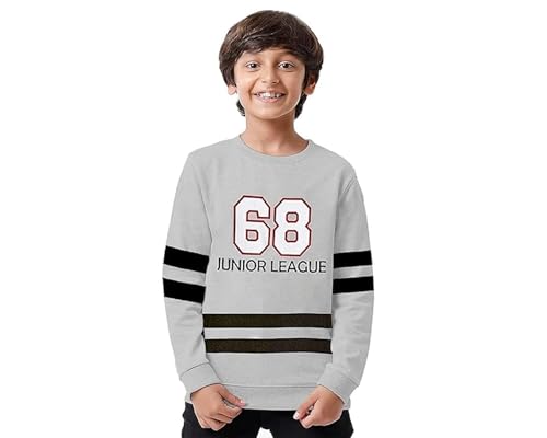 Image of Clotth Theory Boys Cotton Round Neck Full Sleeves Sweatshirt for Light Winters