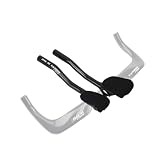 Yccyctrek Carbon Fiber aero bars for road bike aero bars 340mm TT Rest bullhorn aerobar Bicycle Cycling clip on earo bars 3K Glossy triathlon aerobars bike resting handle bars