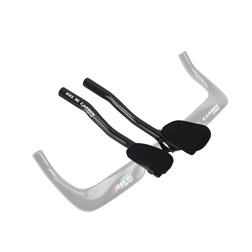 Yccyctrek Carbon Fiber aero bars for road bike aero bars 340mm TT Rest bullhorn aerobar Bicycle Cycling clip on earo bars 3K Glossy triathlon aerobars bike resting handle bars