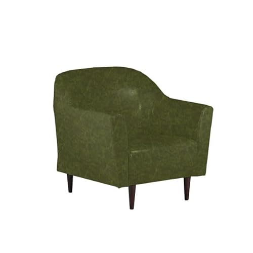 arne 1人掛けソファー コンパクト 日本製 小さめ 北欧 ソファ 合皮 B-sofa 1P 合皮オリーブ 受注生産品 □