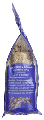 Organic Brown Jasmine Rice, Gluten Free 32.0 OZ (Pack of 2)