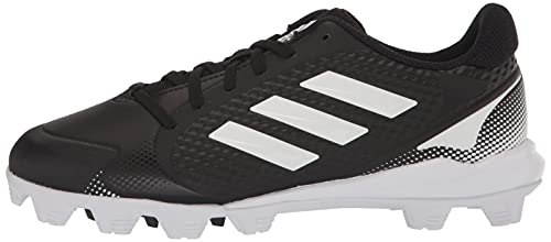 Adidas Women's Purehustle 2 Md Baseball Shoe, Black/White/White, 7.5 #TOP7