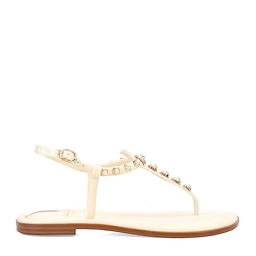 Image of Gigi Gold Boa Signet Flat Sandal by Sam Edelman