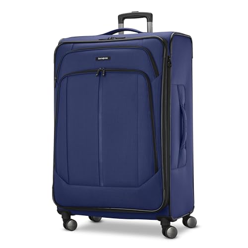 Samsonite Ascella 4 Large Checked Suitcase - Purple Dusk - image 1