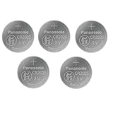 Panasonic パナソニック コイン電池 CR2025 3V 5個 ブリスターパッケージ 切り分け