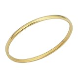 KoolJewelry 14k Yellow Gold Minimalist Knuckle Stacking Midi Wire Ring (size 8)