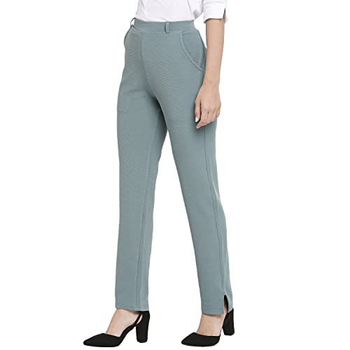 Image of Smarty Pants Women's Cotton Straight Leg Formal Trouser