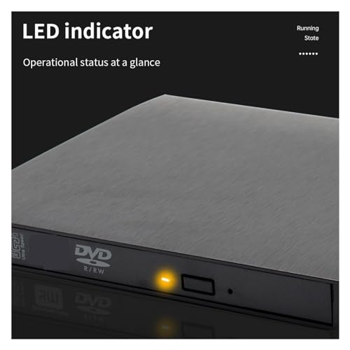 Graveur CD externe USB 3.0 lecteur DVD portable de bureau compatible Windows Mac