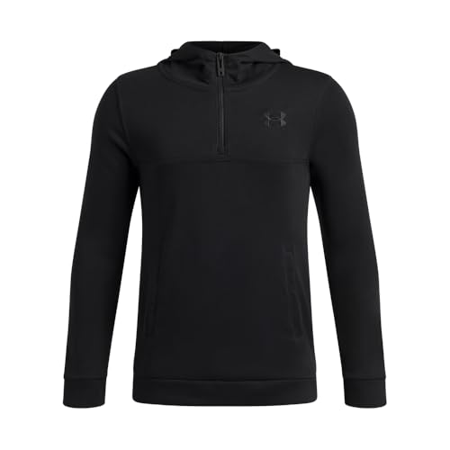 Sweat à capuche garçon Under Armour Rival LW zippé léger