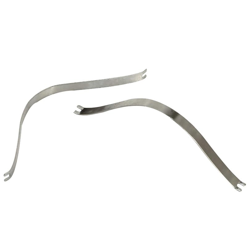 Image of Haidong Stainless Steel Picture Frame Clip Frame Spring Clip Picture Frame Spring Clip DIY Picture Frame Hardware for Picture Frame Suspension 85*4mm 100PCS (3.35*0.16inch)