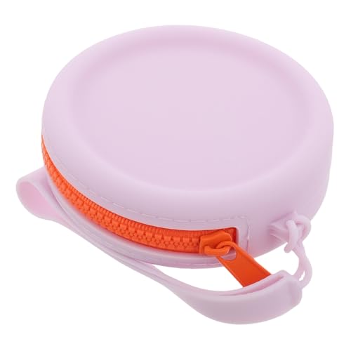 Gatuida Silicone Round Pouch for Coins Earphones and Jewelry Compact Travel Storage Bag for Boys and Girls Adults