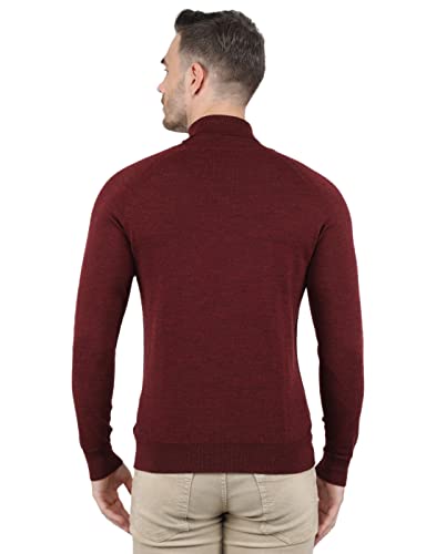 Image of Monte Carlo Men Wool High Neck Pullover Sweater