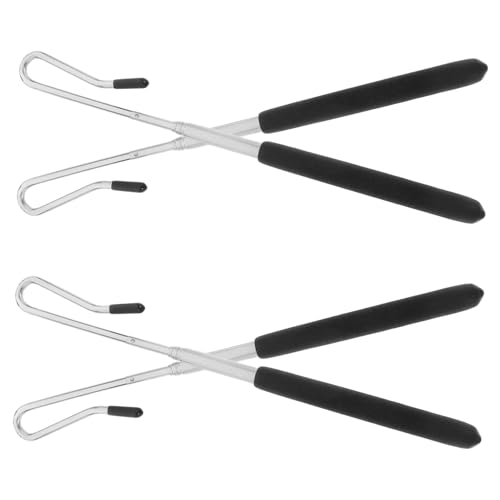 FRCOLOR 4 Pcs Adjustable Metal Puppet Handle Sticks Control Rods for Half Body Ventriloquist Puppets Arm Control Dowel Accessories for Puppeteering and Skill Development