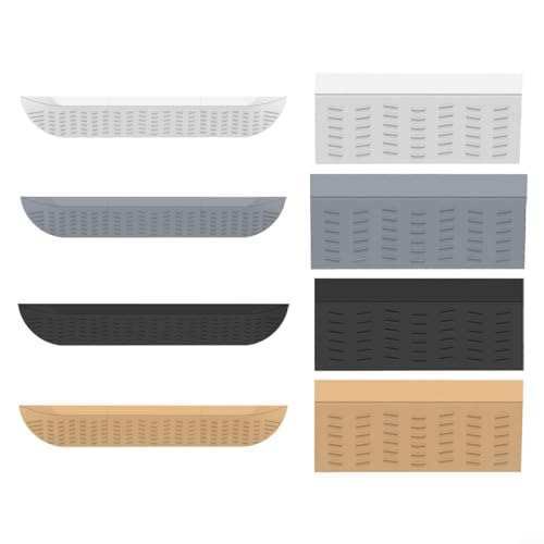 Barra per soglia per robot aspirapolvere, supporto per arrampicata, ponte di gradini, supporto per pendenza, flessibile, universale, facile da montare, 58 cm e 20 cm in silicone (bianco-20 cm)