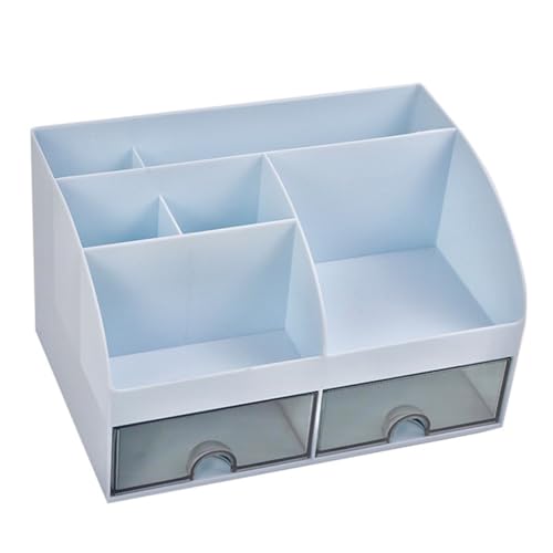 STAHAD 透明引き出し式デスクオーガナイザー 多機能収納ボックス オフィス 学校 家用 小物整理に 高耐久デスク収納ケース