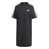 Gerippter Rundhalsausschnitt Adidas HR4923 W 3S BF T DR T-Shirt Damen Black Größe S