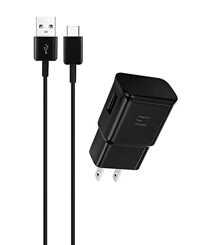 Samsung Fast Charger with USB Type C Cable 6ft for Samsung Galaxy S10/S10e/S10 Plus/S9/S9 Plus/S8/S8 Plus/Note 10/Note 9/Note 8/Note 20/A30/A31/A32/A50/A51/A52/A53/A13/A03s/S20/S20+/S21/S21+/S22 Ultra