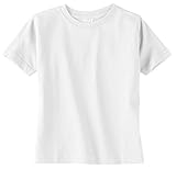 Rabbit Skins Toddler Fine Cotton Jersey T-Shirt - White - 2T