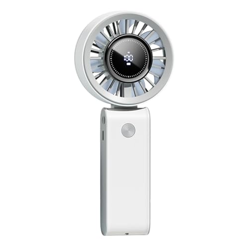 Mimoqk Ventilador de viajes, ventilador de mano | Ventilador personal de Circulator de aire,Refrigerador de aire acondicionado tranquilo para el dormitorio Camping Dormo de senderismo Cubículo de