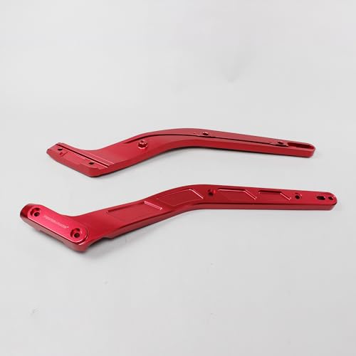 Support garde-boue arrière rouge contre vibrations Harley Softail