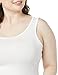 Amazon Essentials Women's Plus Size Tank Top, Pack of 2, White, 4X