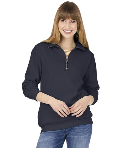 Image of Charles River Apparel Men's Crosswind Quarter Zip Sweatshirt
