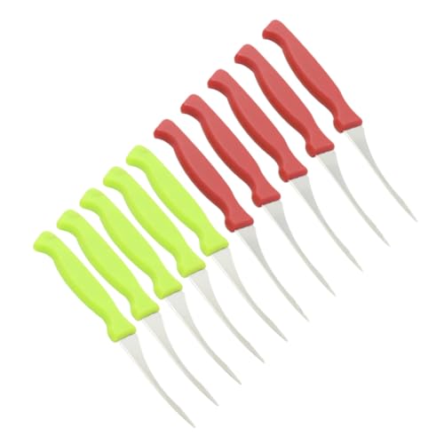 Garneck 10pièces Éplucheur De Crevettes Pratique avec Lame Intégrée pour Enlever Facilement La Ligne De Crevettes Outil De Cuisine Et Facile à Utiliser