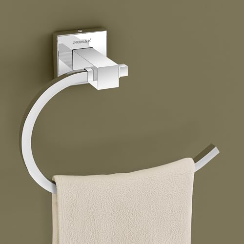 Image of Plantex (Primax) Aqua Heavy-Duty Stainless Steel Napkin Ring /Towel Ring /Napkin Holder /Towel Hanger /Bathroom Accessories (Chrome) - Pack of 1