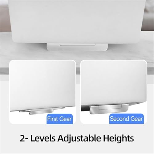 Soporte para portátil invisible for plegable compatible con pantallas de 11 a 17 pulgadas silver 5