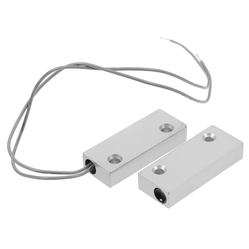 IWOWHERO 1ensemble Capteur De Sécurité Pour Porte Avec Alarme Détecteur Ouverture Filaire Pour Garage Et Maison Installation Facile Et Économie Énergie...
