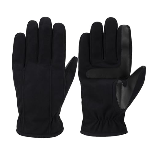 isotoner mens Water Repellent Dual Lined Microfiber Touchscreen Gloves - Image 6