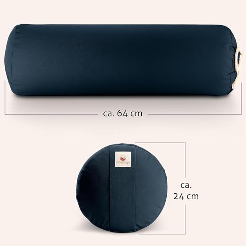 Navango® Cuscino Yoga Bolster | Cuscino Lungo Yoga...