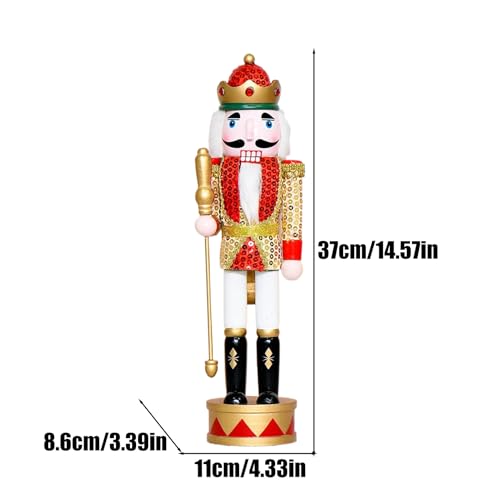 Casse-Noisette Décorations de Noël Table Figurine Bois 35 cm