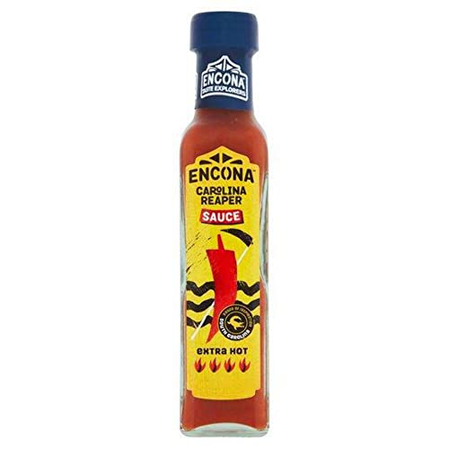 Sauce piquante Carolina Reaper Encona condiment pimenté pour barbecue