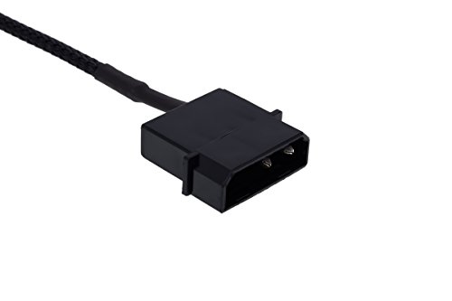 Phobya 0 Y-Cable for PWM Splitter 4Pin PWM to 4Pin PWM & 4Pin Molex 50cm - Black Cables Ventiladores Cables & Adaptadores Cover