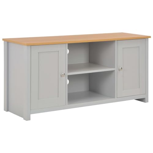 Generico Mueble para TV gris 120 x 39 x 58 cm, muebles de TV