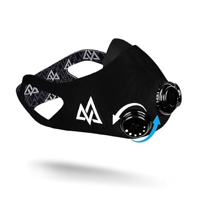 TRAININGMASK - 2.0 Turn Flow - Resistance Training Mask - Fitness Mask, High Altitude Mask, Workout Mask