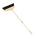 OSALADI Pine Horsetail Broom Household Brooms Broom Indoor Horse Hair Broom Kitchen Horsehair Broom Home Broom Horsehair Broom with Metal Handle Soft Fur Wooden Metal Handle Wooden Broom