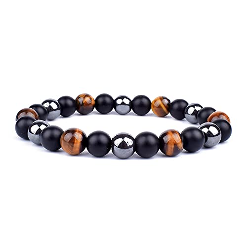 Bracelet oeil de tigre multicouche pour sublimer vos tenues au bureau
