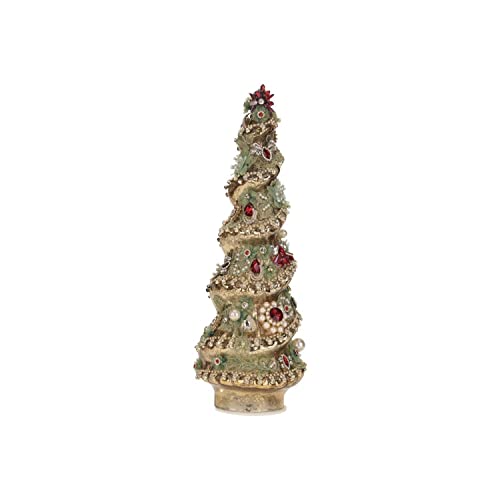 Mark Roberts Christmas 2023 Jeweled Christmas Tree, Gold - 15