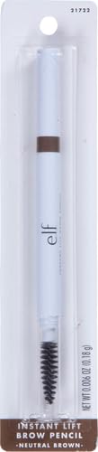 Image of e.l.f. Instant Lift Brow Pencil, Dual-Sided, Precise, Fine Tip, Shapes, Defines, Fills Brows, Contours, Combs, Tames, Neutral Brown, 0.006 Oz (Pack of 2)