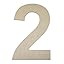 Amazon.com: HILAZA 17 Inch Large Wooden Number 3, 1/4 Inch Thick ...