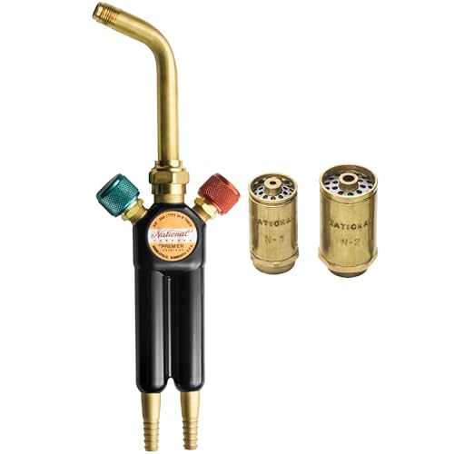 31v5ZsXIJ9L. SL500 AM WORLDWIDE National Hand Torch 3AB for Aluminum Radiator Repairs - Natural Gas, Propane, Butane, Oxygen, Air - Includes Hand Torch 3A-B, Tips N-1 & N-2