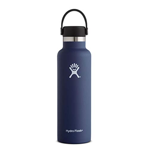 Portable Hydro Flask Standard Mouth Bottle with Flex Cap, Stainless Steel