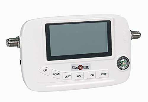 Sat-Fox Digitaler Satfinder Sat Finder Messgerät mit Kompass, Justierung von Antennenschüssel Flachantenne für HDTV 4K - LCD-Anzeige – Bild 3