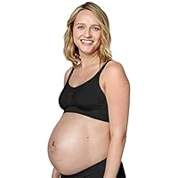 Medela 'Keep Cool' Seamless Maternity & Nursing Bra, Black, XL