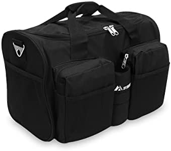 Everest Gym Bag with Wet Pocket, Black