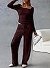 Herseas Women's 2 Piece Outfits 2025 Long Sleeve C... #2