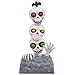 Solar Powered Moving Dancing Halloween Skeleton (Bug Eyed) Totem Pole SKULLS