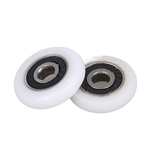 Poulie de porte coulissante en nylon robuste de 29mm pour douche contemporaine